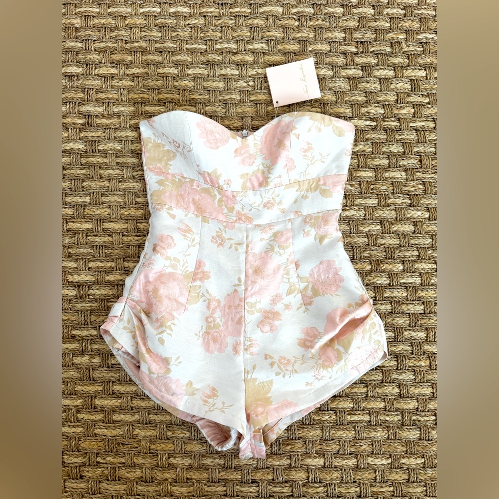 Nana Jaqueline NWT $445 Floral One Piece Romper, Size M